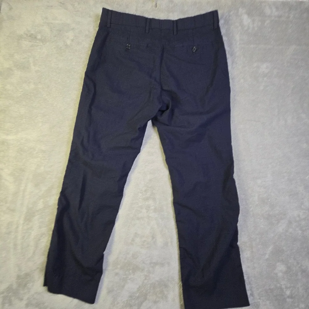 Banana Republic Dress Pants‎ Men's 32x30 Navy Performance Italian Wool Marzotto